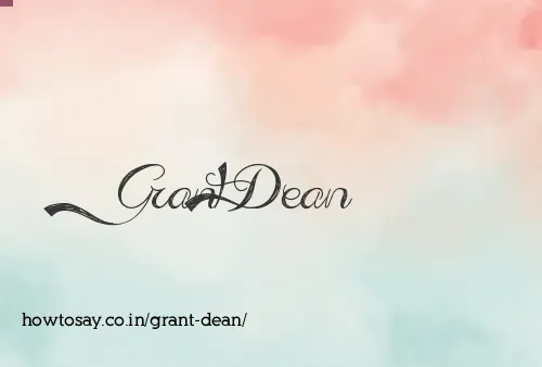 Grant Dean