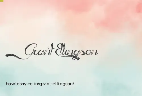 Grant Ellingson