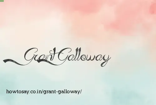 Grant Galloway