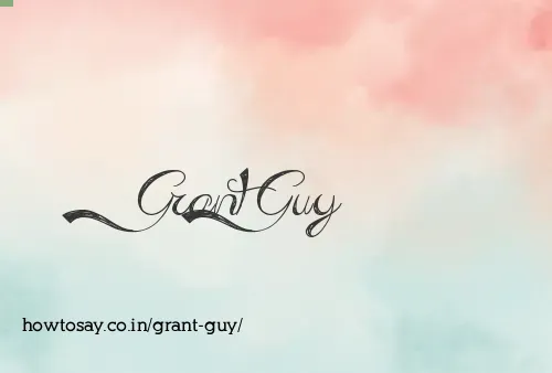 Grant Guy