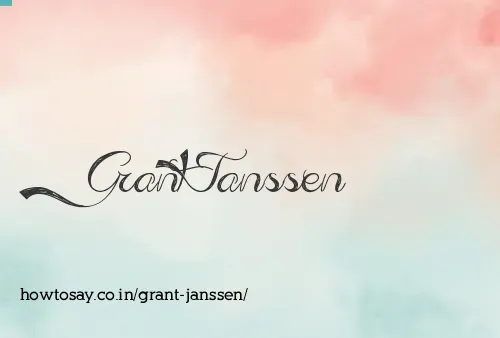 Grant Janssen