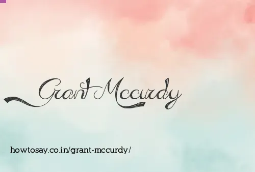 Grant Mccurdy