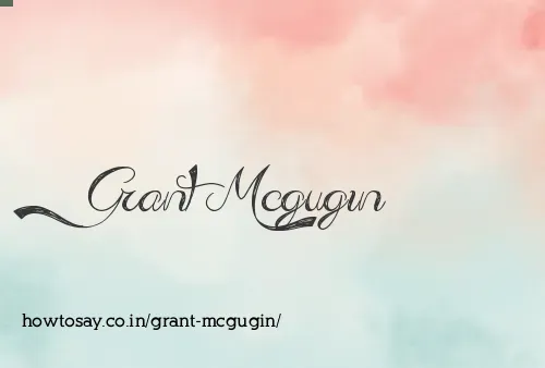 Grant Mcgugin