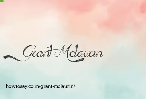 Grant Mclaurin