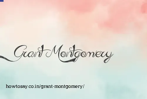 Grant Montgomery