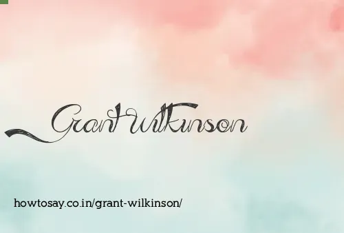 Grant Wilkinson