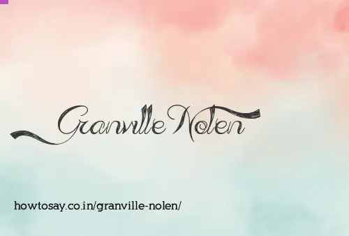 Granville Nolen