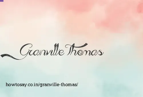 Granville Thomas