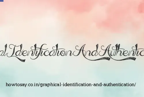 Graphical Identification And Authentication