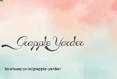Grapple Yarder