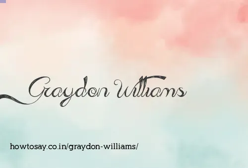 Graydon Williams