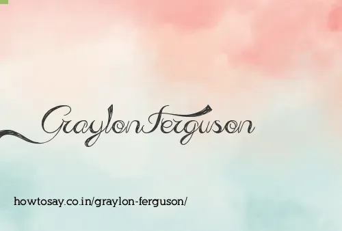 Graylon Ferguson