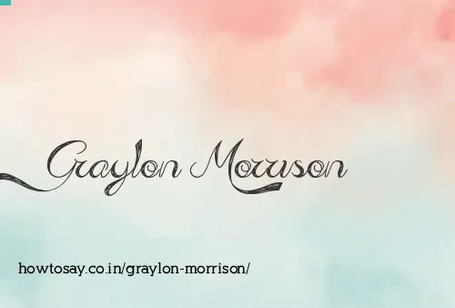 Graylon Morrison