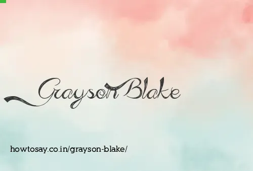 Grayson Blake
