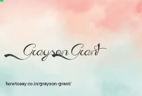 Grayson Grant
