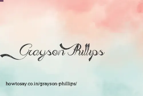 Grayson Phillips