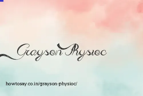 Grayson Physioc
