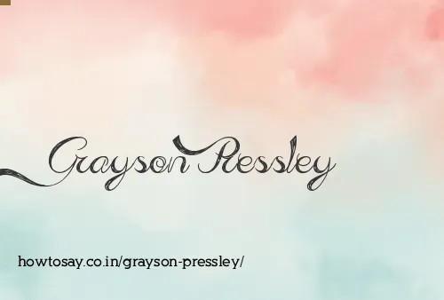 Grayson Pressley