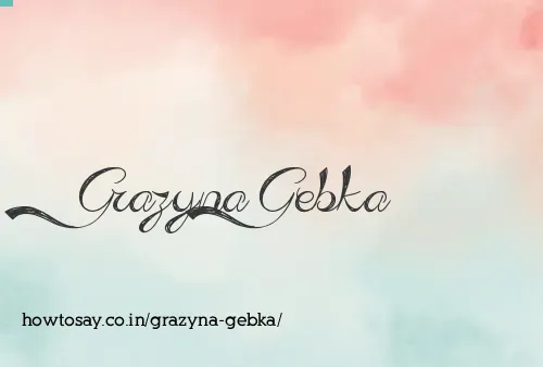 Grazyna Gebka