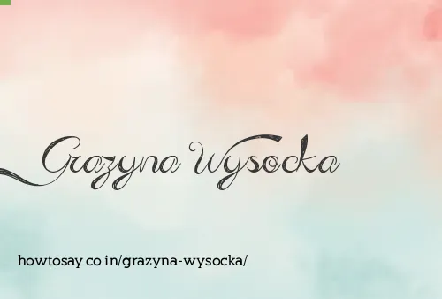 Grazyna Wysocka