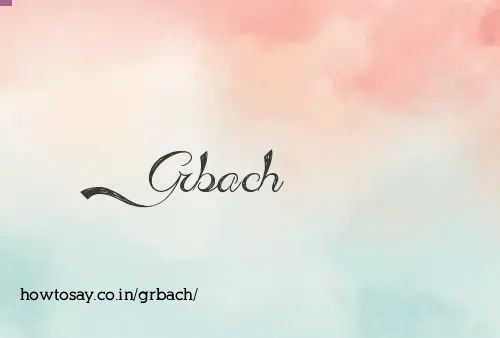 Grbach