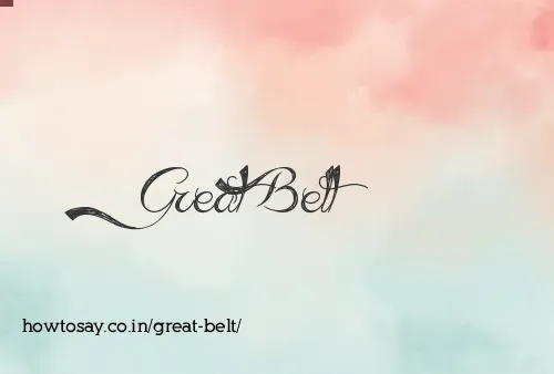 Great Belt