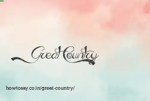 Great Country