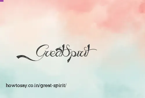 Great Spirit