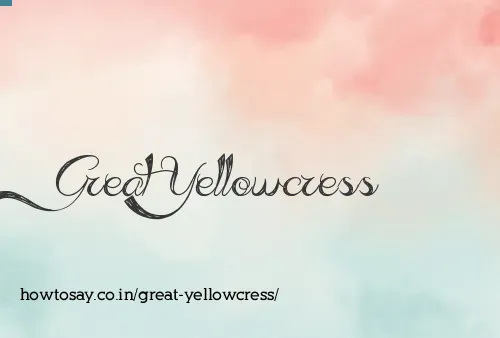 Great Yellowcress