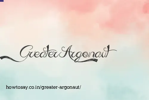Greater Argonaut