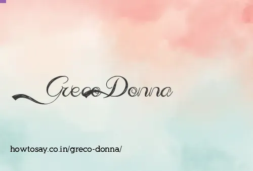 Greco Donna