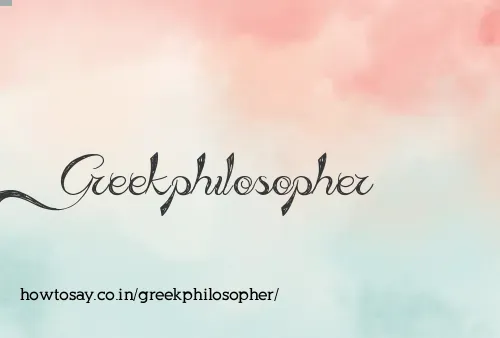 Greekphilosopher