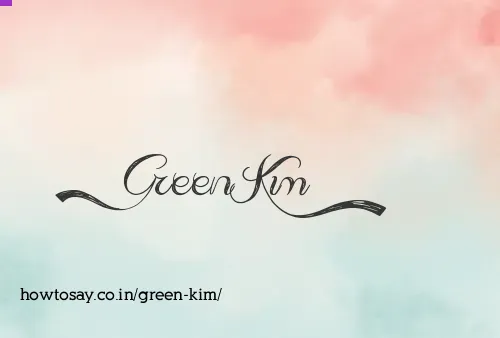 Green Kim