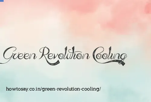 Green Revolution Cooling