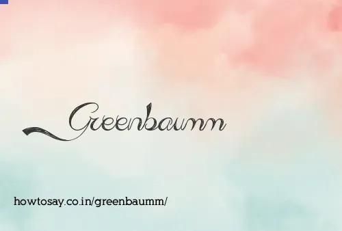 Greenbaumm
