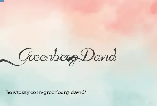Greenberg David