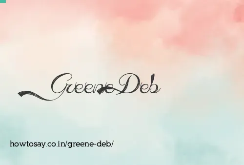 Greene Deb