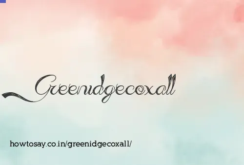 Greenidgecoxall
