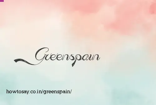 Greenspain