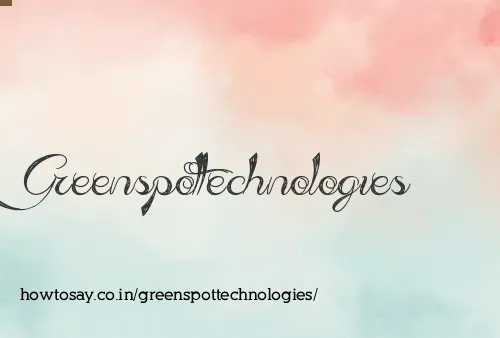 Greenspottechnologies