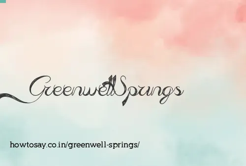 Greenwell Springs