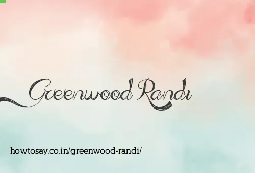Greenwood Randi