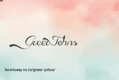 Greer Johns