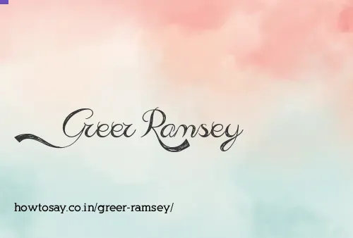 Greer Ramsey
