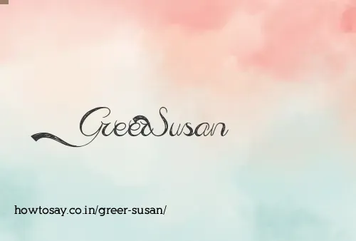 Greer Susan