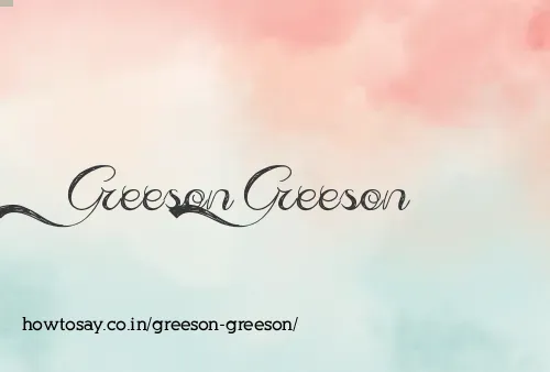 Greeson Greeson