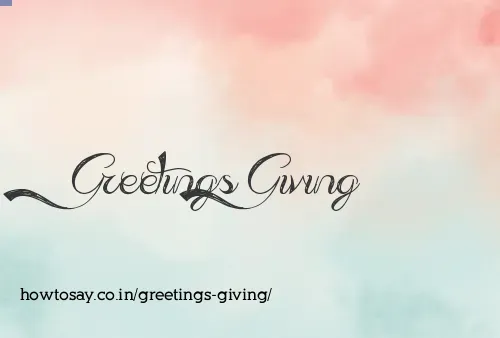 Greetings Giving
