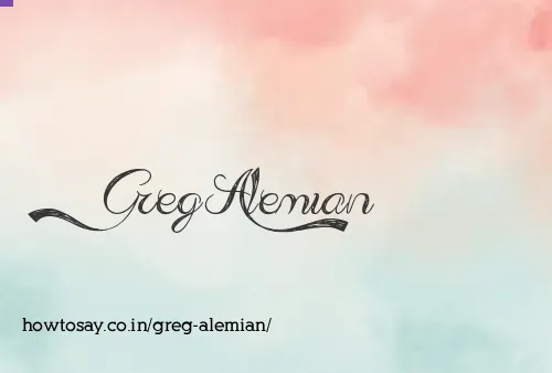 Greg Alemian