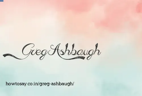 Greg Ashbaugh