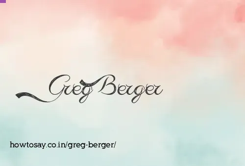 Greg Berger